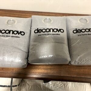 Deconovo 2 panel curtain set